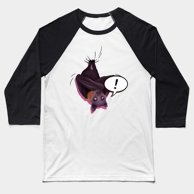 Tonny the fruit bat Baseball T-Shirt by KO-of-the-self